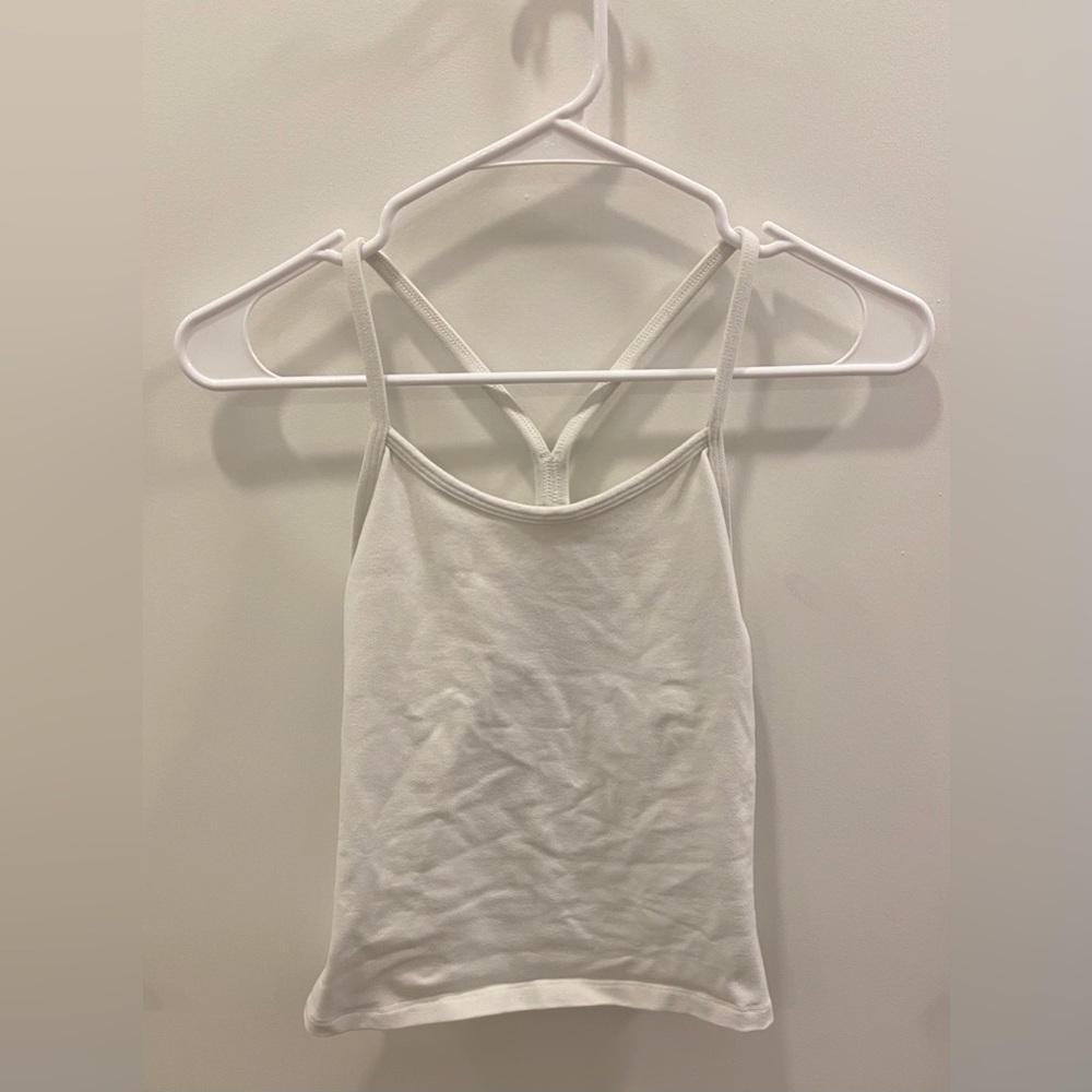 white lulu top